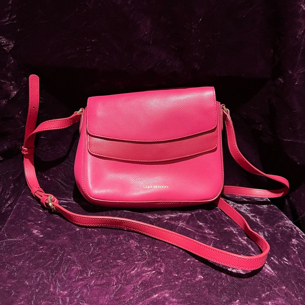 Vera Bradley cross body hot pink purse